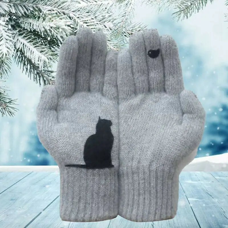 Cute Cat Dog Gloves