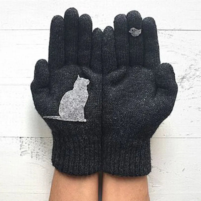 Cute Cat Dog Gloves