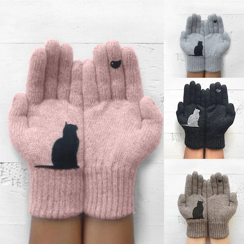 Cute Cat Dog Gloves