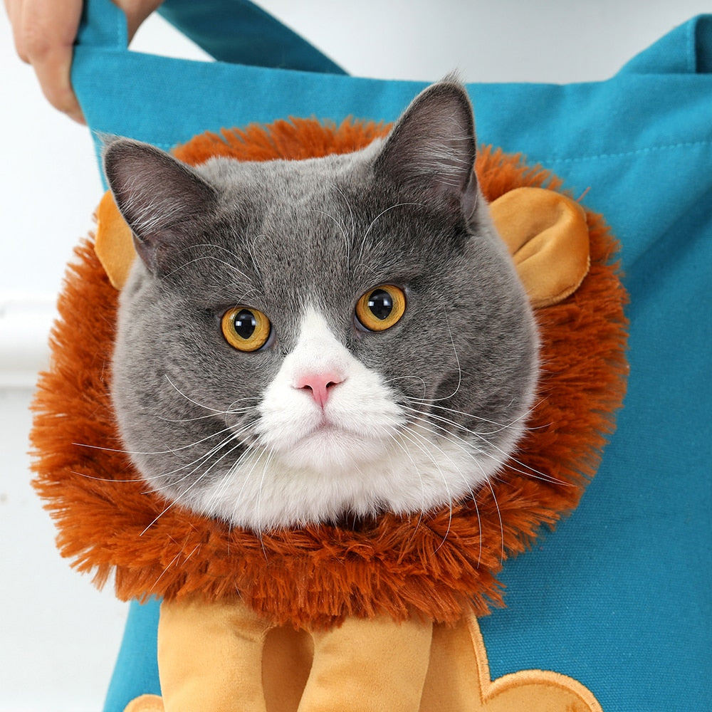 lion pet bag