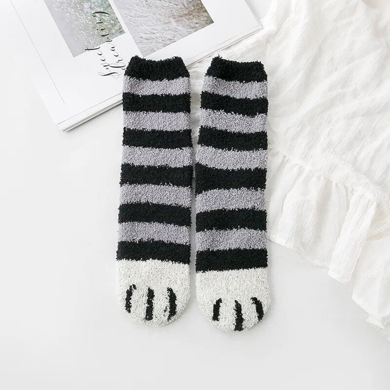 2PC cat claw socks