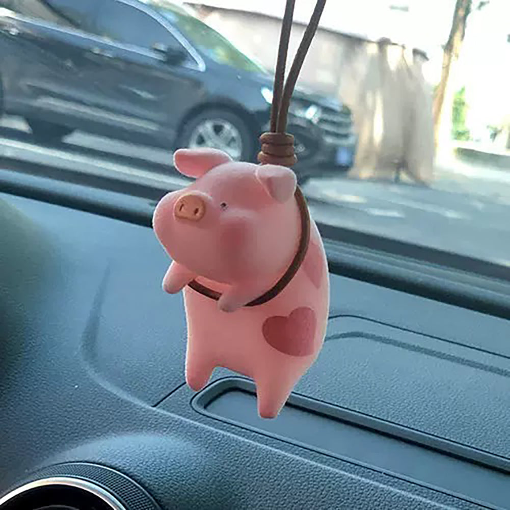 Swing Pig Car Pendant