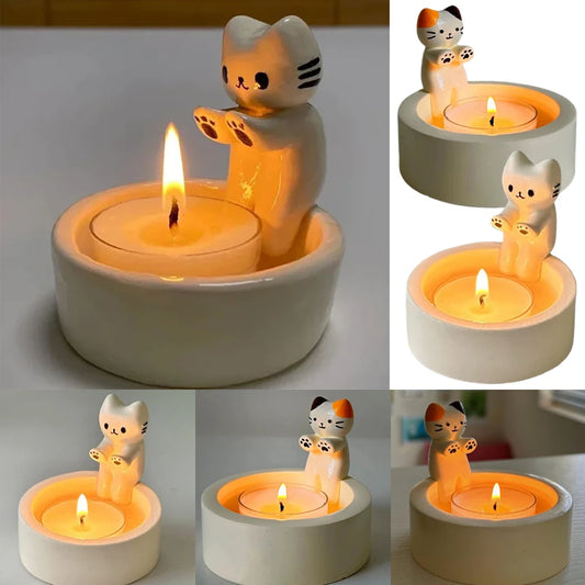 Kitten Candle Holder