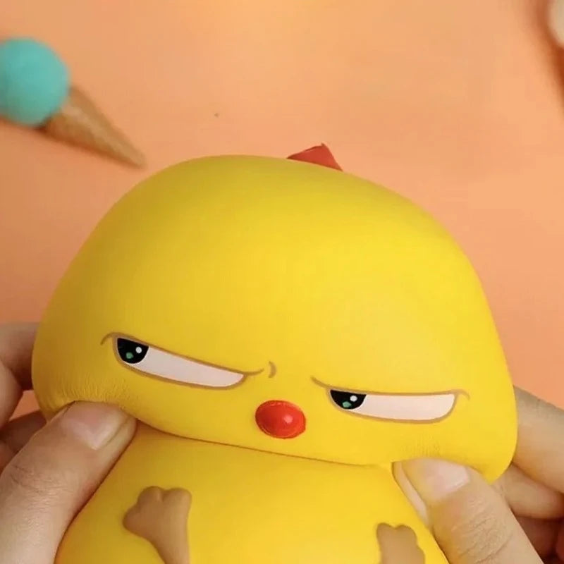 Cute Little Yellow Chicken Squeeze Toy