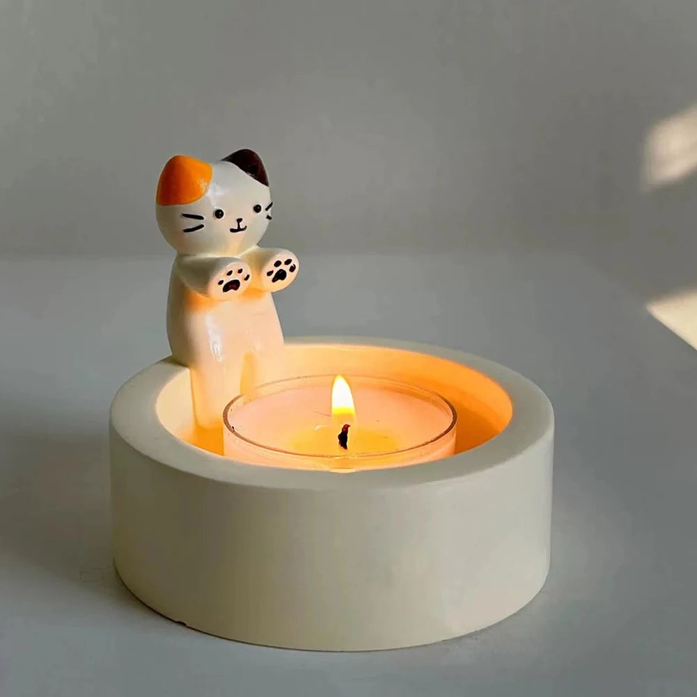 Kitten Candle Holder