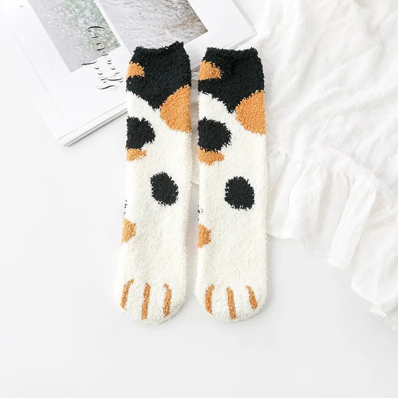 2PC cat claw socks