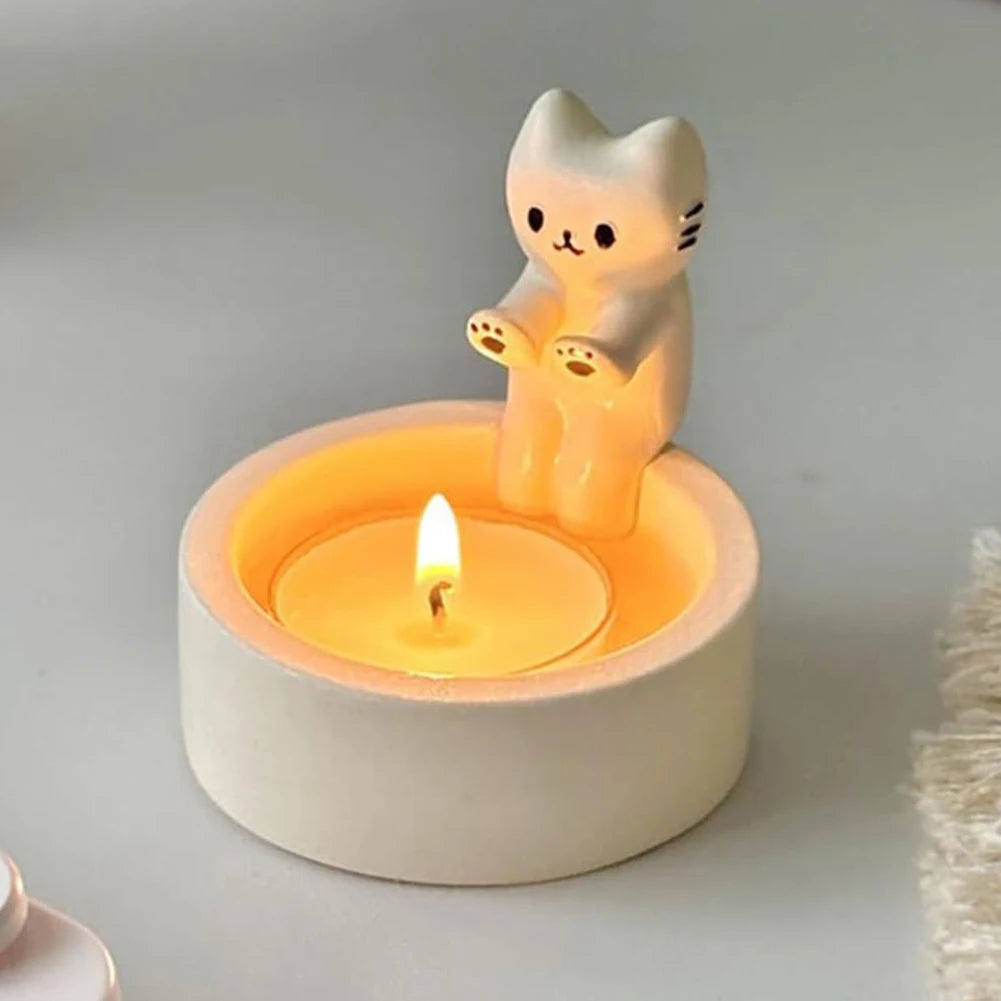 Kitten Candle Holder