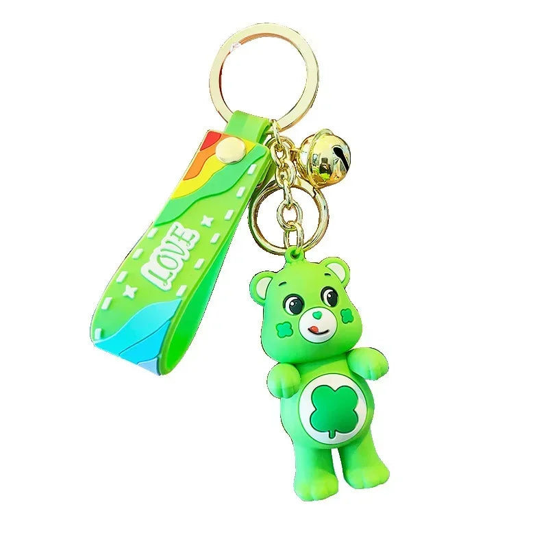 Rainbow Bear Care Cute Keychain Pendant Bag