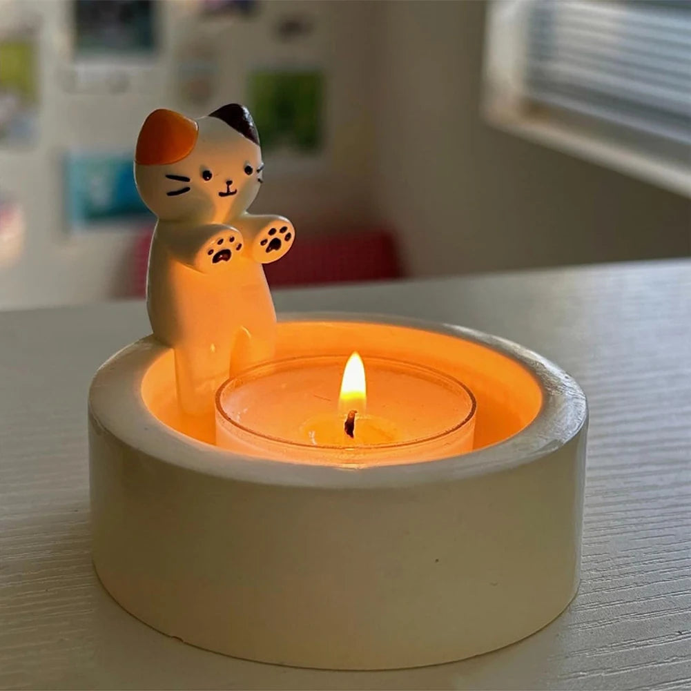 Kitten Candle Holder