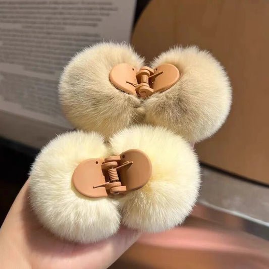 Cute Plush Hair Clip