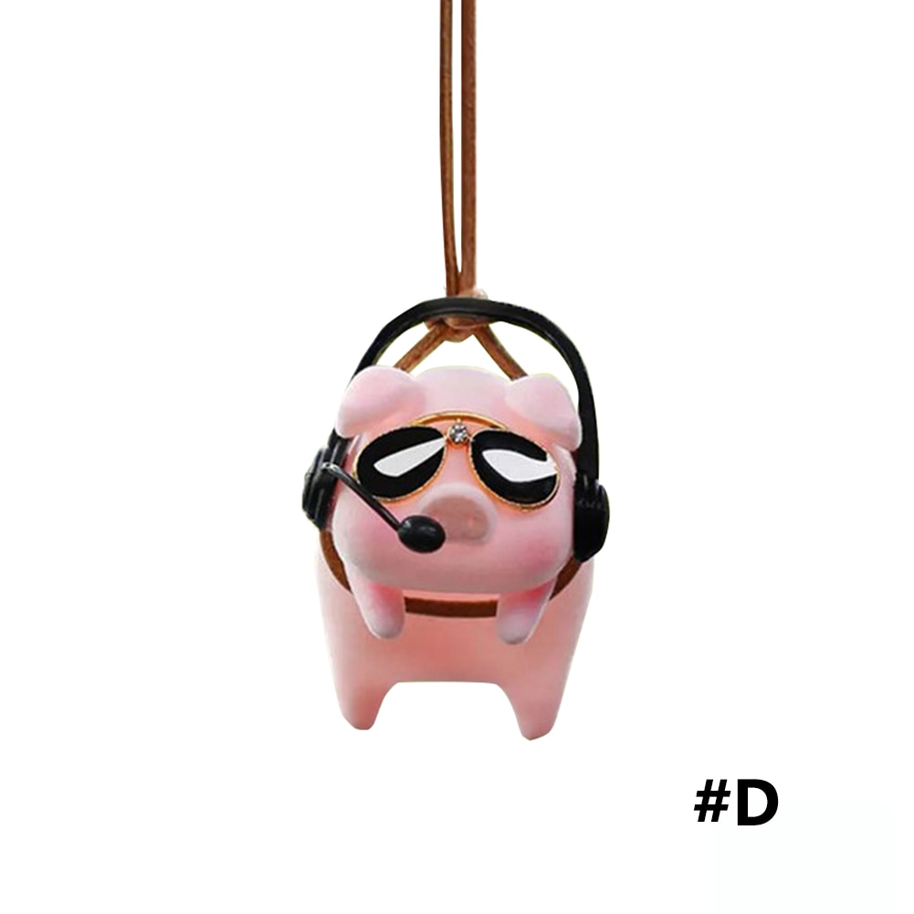 Swing Pig Car Pendant