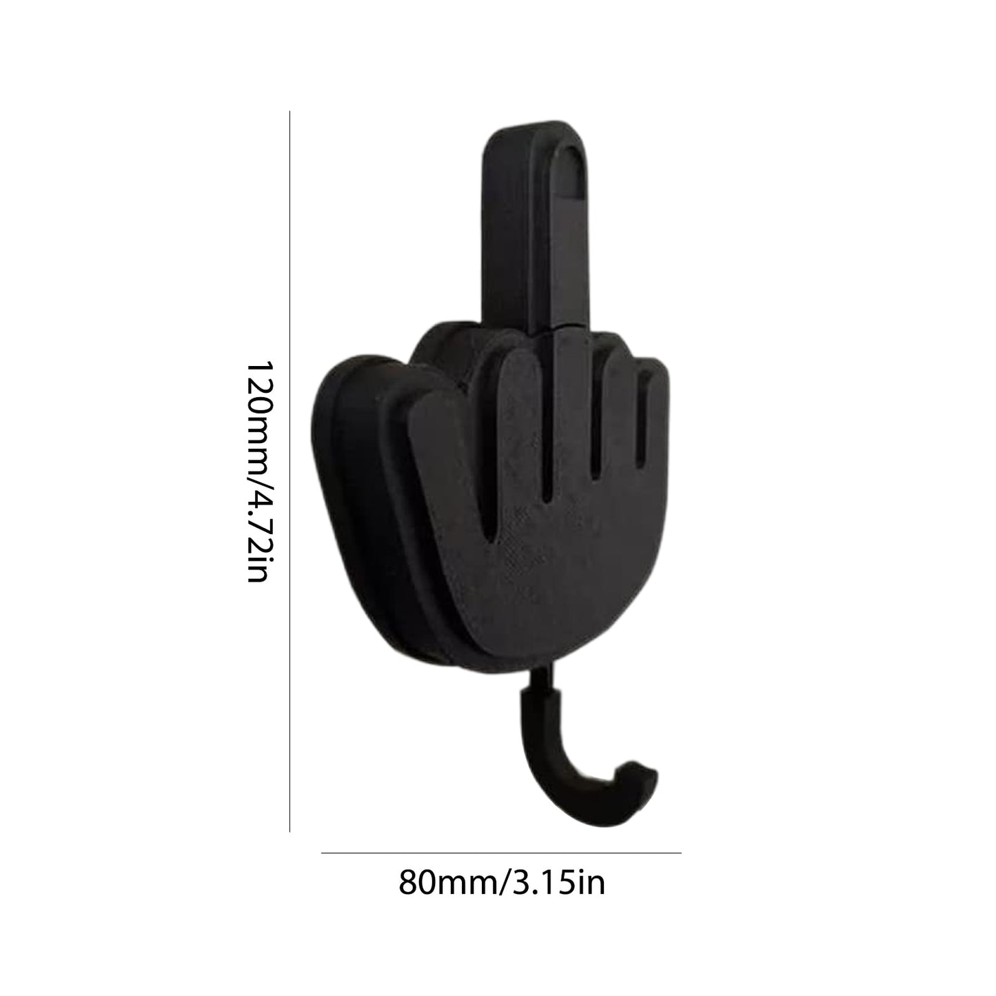 Middle Finger Hook Key Holder