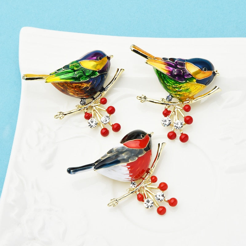 Bird Brooch Pins