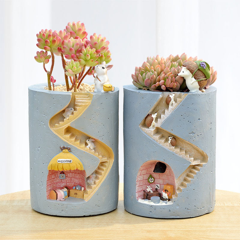 Creative Animal Resin Flower Pot