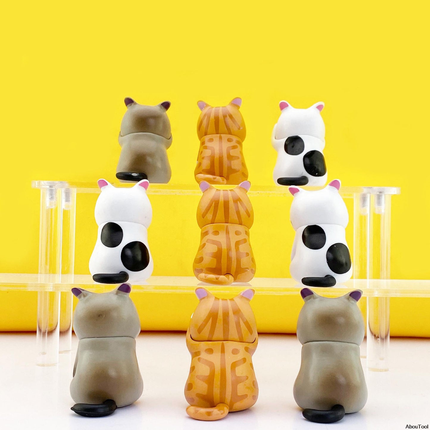 9PCS Cute Small Cat Figures