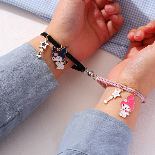 Couple Cartoon Magnetic Bracelet