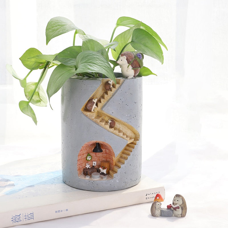 Creative Animal Resin Flower Pot