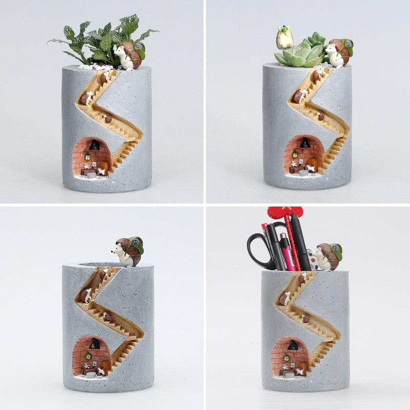 Creative Animal Resin Flower Pot