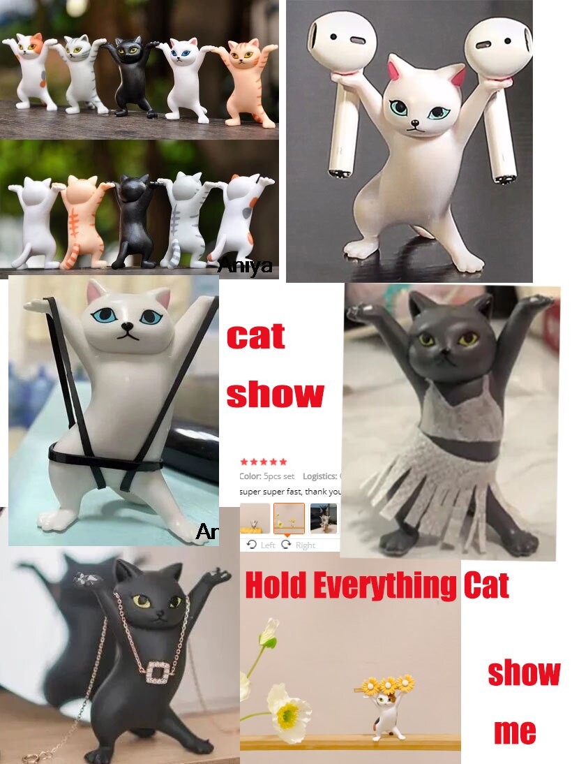 5pcs Mini Kitty Holders