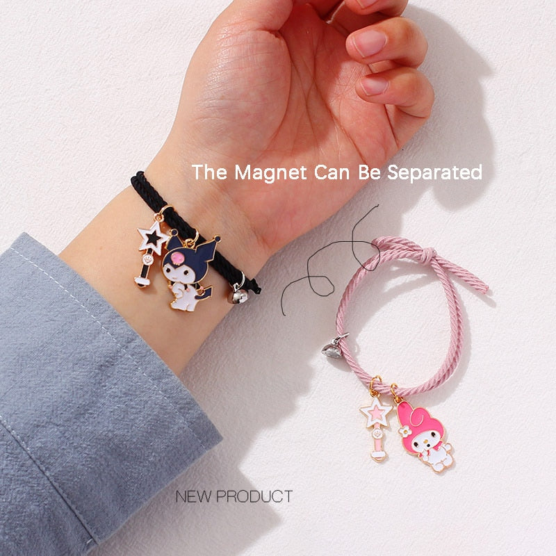 Couple Cartoon Magnetic Bracelet