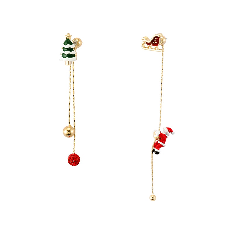 Santa Claus Dangle Earrings