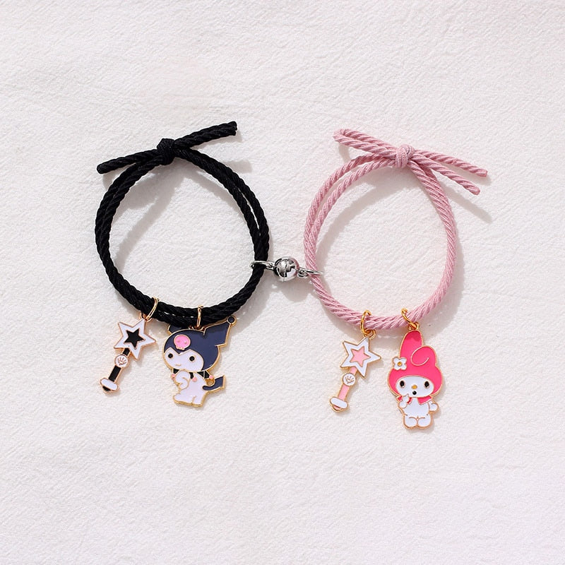 Couple Cartoon Magnetic Bracelet