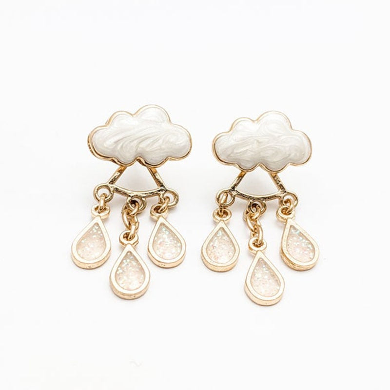 Rain Drop Dangle Earrings