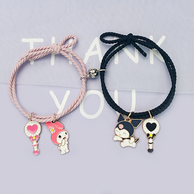 Couple Cartoon Magnetic Bracelet