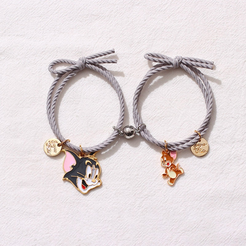 Couple Cartoon Magnetic Bracelet