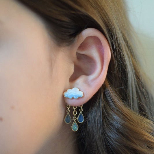 Rain Drop Dangle Earrings