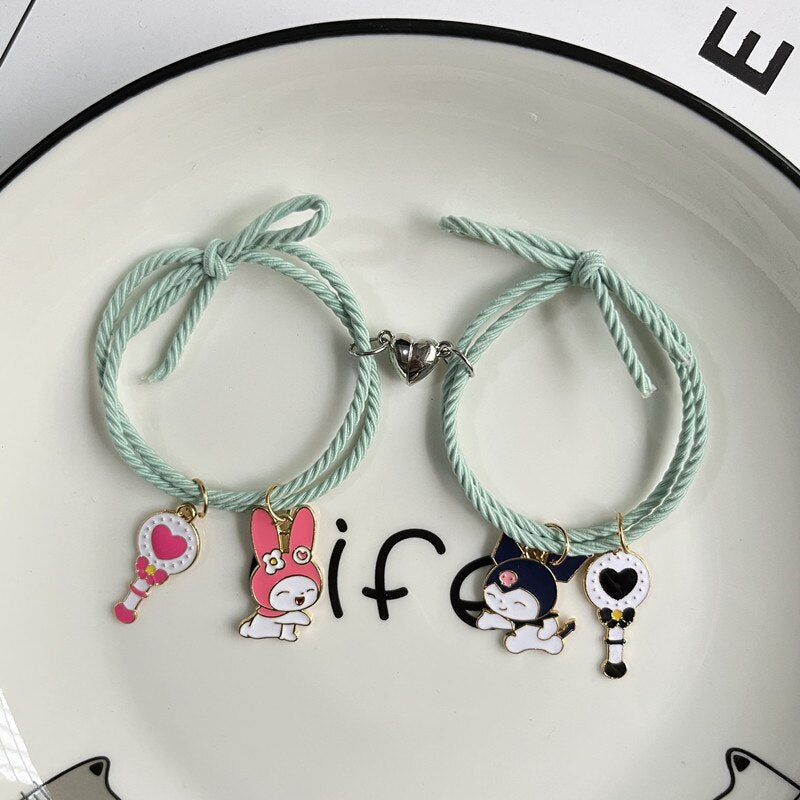 Couple Cartoon Magnetic Bracelet