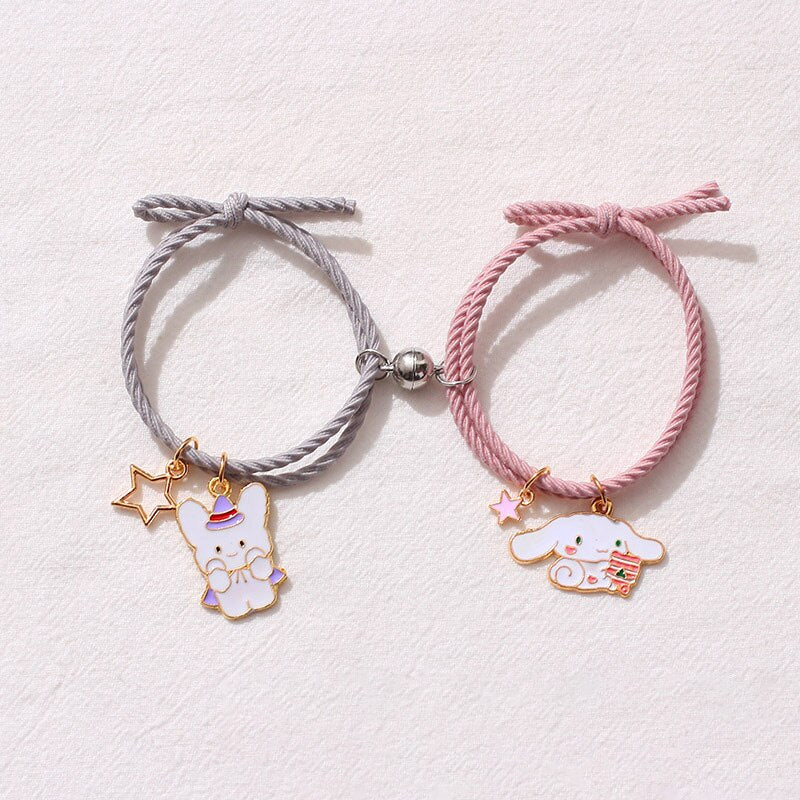 Couple Cartoon Magnetic Bracelet