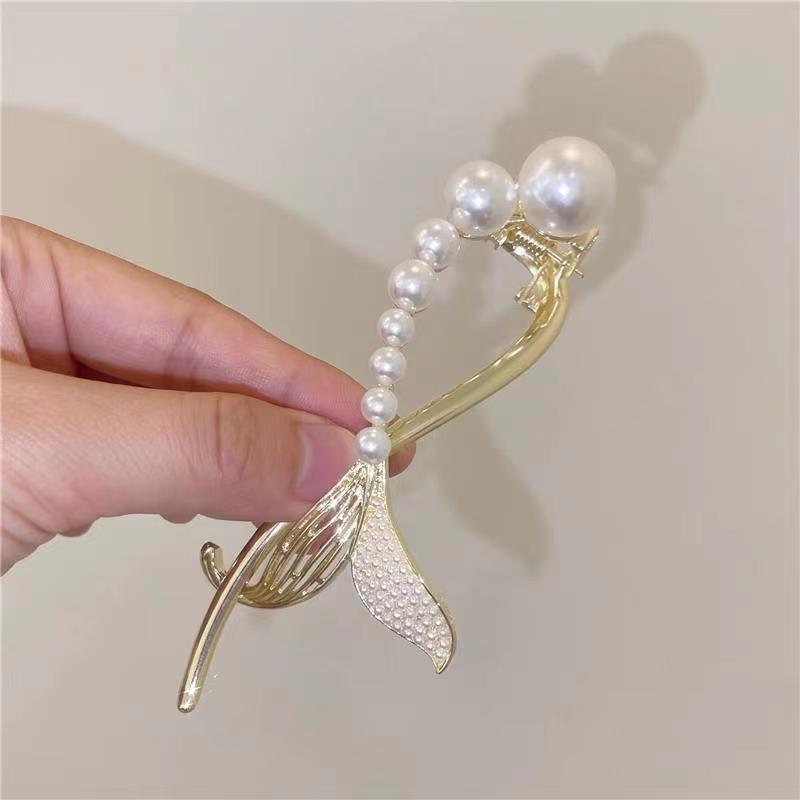 Metal  Pearl Hair Clips