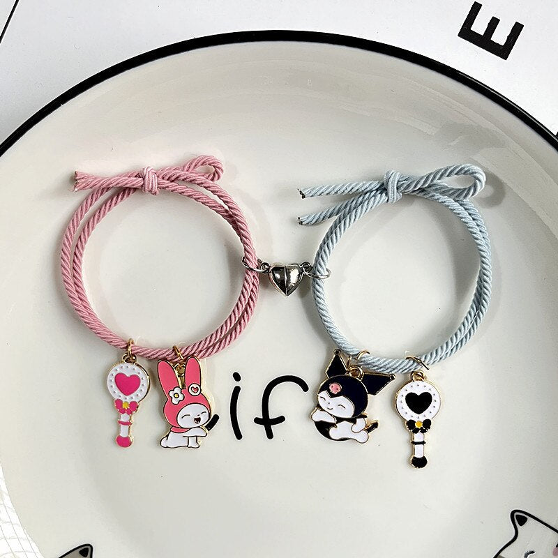 Couple Cartoon Magnetic Bracelet