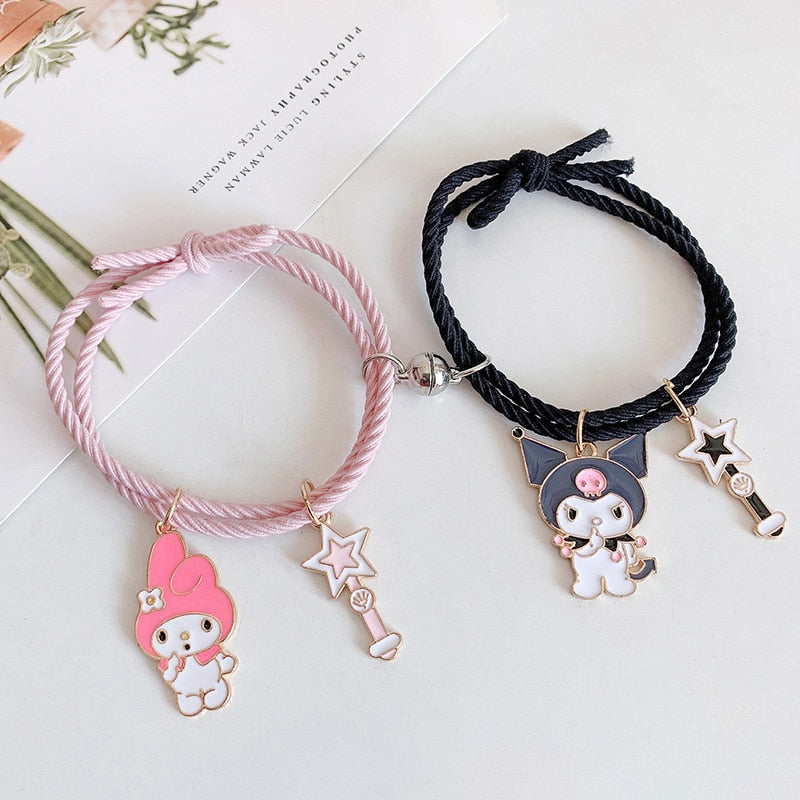 Couple Cartoon Magnetic Bracelet