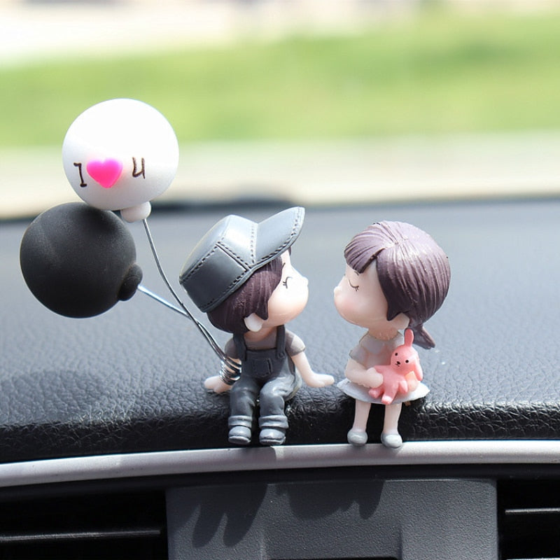 Car Decoration Cute Cartoon Couples