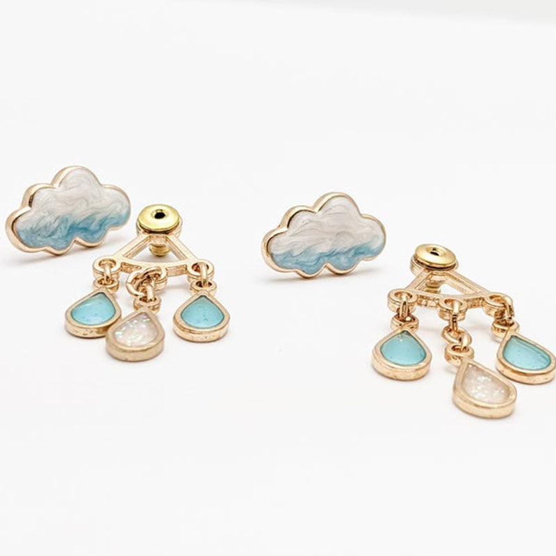 Rain Drop Dangle Earrings