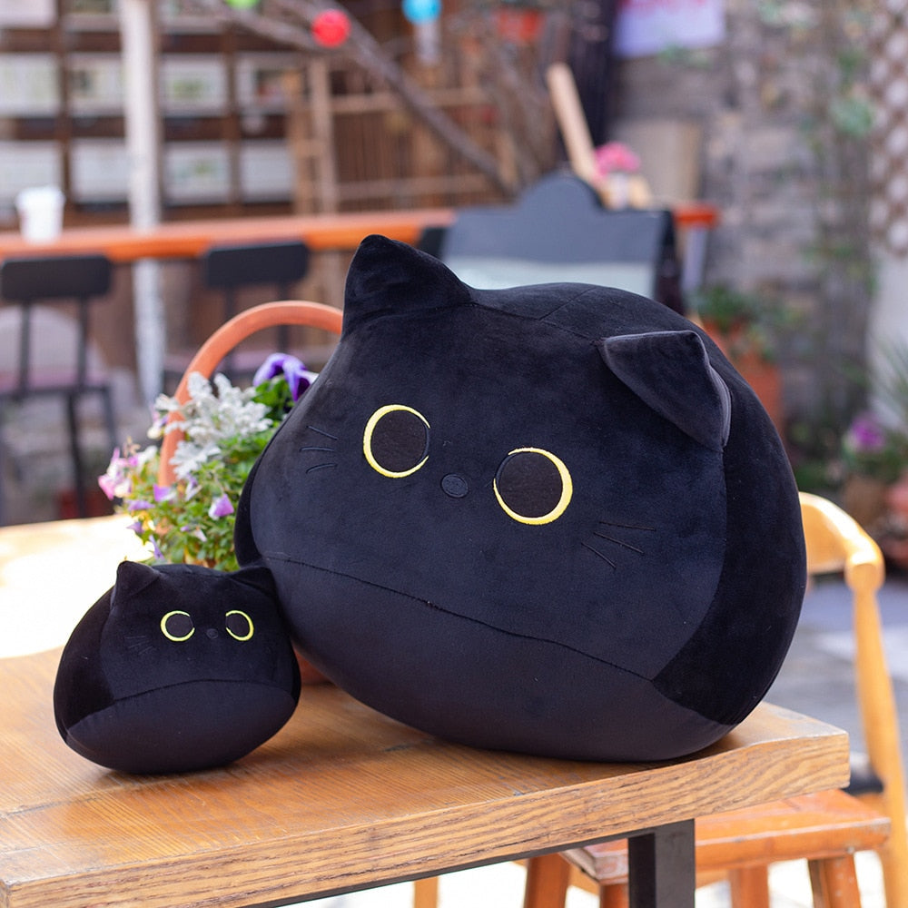 Kawaii Black Cat Plush