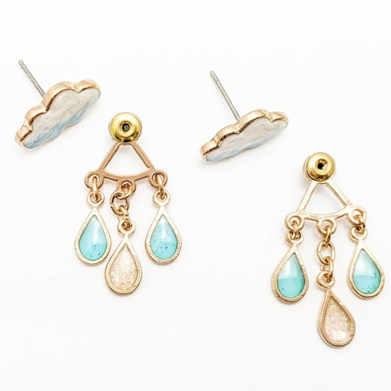 Rain Drop Dangle Earrings