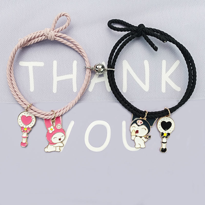 Couple Cartoon Magnetic Bracelet