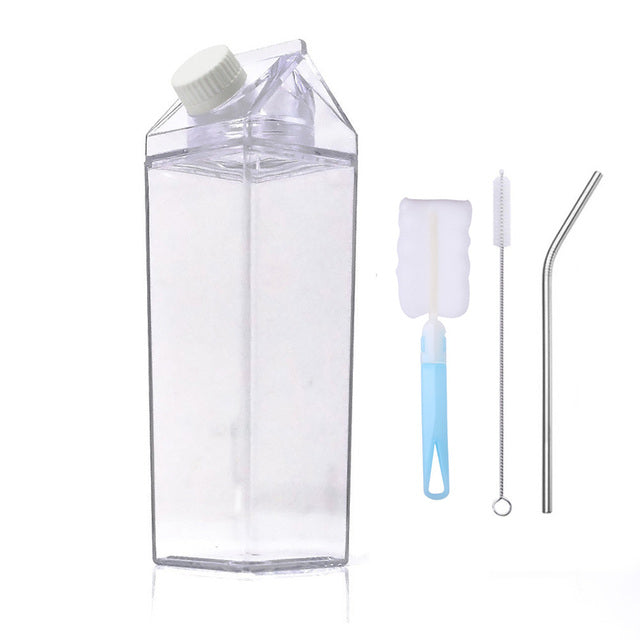 500ml/1000ml Milk Carton Water Bottle