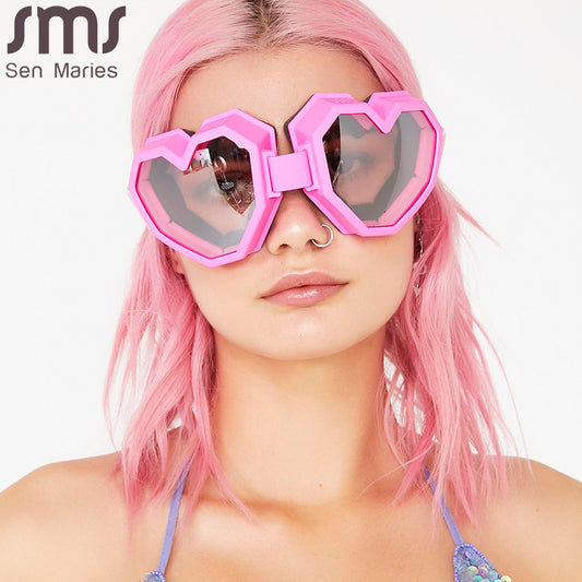 Heart Shaped Goggle Sunglasses